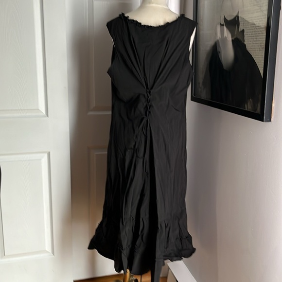 *GOTHIC LACE UP FRONT AND BACK MAXI DRESS BY CLAIRE FRANCE - Picture 16 of 17